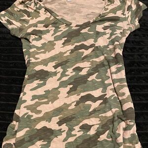 Y2K Camo Top